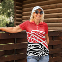 All Red New Zealand Kowhai Ngutukak Women Polo Shirt - Polynesian Pride