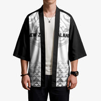 World Football 2026 New Zealand Custom Kimono All White Fern Maori Tribal LT9 - Polynesian Pride
