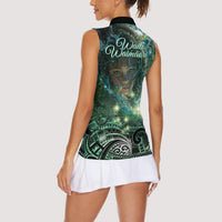 New Zealand Matariki Waiti Women Sleeveless Polo Shirt Waimori and The Origin Of Life LT9 - Polynesian Pride
