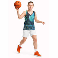 New Zealand Matariki Hiwa-i-te-rangi Basketball Jersey Titiro ki nga Whetu Wishing Star LT9 - Polynesian Pride