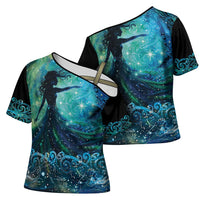 New Zealand Matariki Hiwa-i-te-rangi Cross Shoulder Shirt Titiro ki nga Whetu Wishing Star LT9 - Polynesian Pride