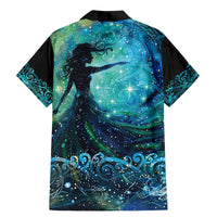 New Zealand Matariki Hiwa-i-te-rangi Family Matching Mermaid Dress and Hawaiian Shirt Titiro ki nga Whetu Wishing Star LT9 - Polynesian Pride