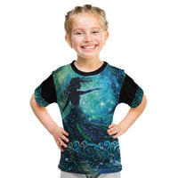 New Zealand Matariki Hiwa-i-te-rangi Kid T Shirt Titiro ki nga Whetu Wishing Star LT9 Black - Polynesian Pride