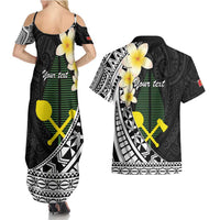 Alo Chiefdom Wallis and Futuna Personalized Couples Matching Summer Maxi Dress and Hawaiian Shirt Frangipani Flowers Polynesian Pattern LT9 - Polynesian Pride