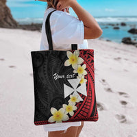 Uvea Chiefdom Wallis and Futuna Personalized Tote Bag Frangipani Flowers Polynesian Pattern LT9 - Polynesian Pride