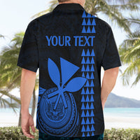 Custom Hawaii Hawaiian Shirt King Kamehameha - Blue LT9 - Polynesian Pride