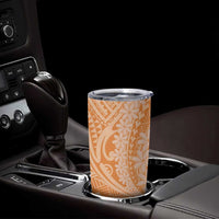 Tahitian Tiare Flower Tumbler Cup Gold Polynesian Pattern LT9 - Polynesian Pride
