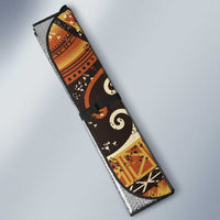 Hawaiian Style Tapa Auto Sun Shade Vintage Seamless Pattern - Polynesian Pride