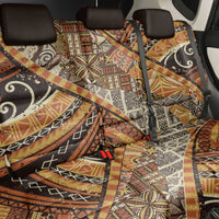 Hawaiian Style Tapa Back Car Seat Cover Vintage Seamless Pattern - Polynesian Pride