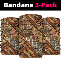 Hawaiian Style Tapa Neck Gaiter Vintage Seamless Pattern - Polynesian Pride