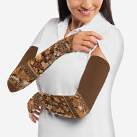 Hawaiian Tribal Elements Hibiscus Arm Sleeves Gold Pattern LT9 - Polynesian Pride