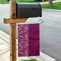 Hawaiian Tribal Elements Hibiscus Garden Flag Pink Pattern LT9 - Polynesian Pride