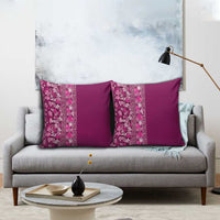 Hawaiian Tribal Elements Hibiscus Pillow Cover Pink Pattern LT9 - Polynesian Pride