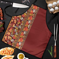 Hawaiian Tribal Elements Hibiscus Apron Red Pattern - Polynesian Pride