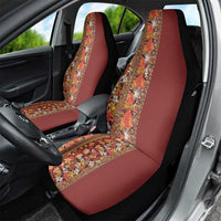 Hawaiian Tribal Elements Hibiscus Car Seat Cover Red Pattern - Polynesian Pride