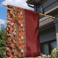 Hawaiian Tribal Elements Hibiscus Garden Flag Red Pattern LT9 - Polynesian Pride