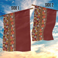 Hawaiian Tribal Elements Hibiscus Garden Flag Red Pattern LT9 - Polynesian Pride