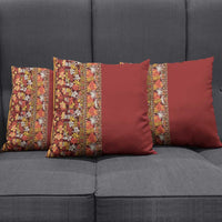 Hawaiian Tribal Elements Hibiscus Pillow Cover Red Pattern LT9 - Polynesian Pride