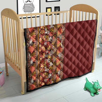 Hawaiian Tribal Elements Hibiscus Quilt Red Pattern - Polynesian Pride