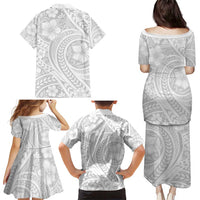 Lotu Tamaiti Samoan Polynesian Tribal Family Matching Puletasi and Hawaiian Shirt - Polynesian Pride