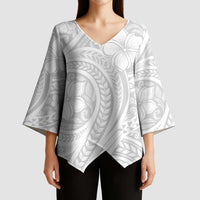 Lotu Tamaiti Samoan Polynesian Tribal Kimono Sleeve Blouse - Polynesian Pride