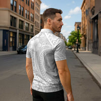 Lotu Tamaiti Samoan Polynesian Tribal Zipper Polo Shirt - Polynesian Pride