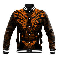 FSM Chuuk States Baseball Jacket Micronesia Vintage Polynesian Tribal Gold Version LT9 Unisex Gold - Polynesian Pride