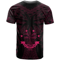 FSM Chuuk States T Shirt Micronesia Vintage Polynesian Tribal Pink Version LT9 - Polynesian Pride