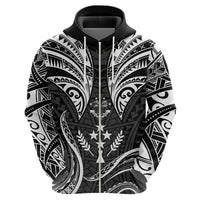 FSM Kosrae States Hoodie Micronesia Vintage Polynesian Tribal Black Version LT9 - Polynesian Pride