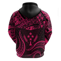 FSM Kosrae States Hoodie Micronesia Vintage Polynesian Tribal Pink Version LT9 - Polynesian Pride