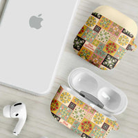 Mele Kalikimaka Hawaii Christmas AirPods Case Melemele Mama Seamless Floral Motif LT9 - Polynesian Pride