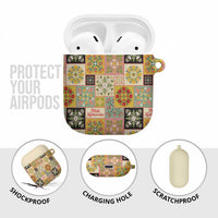 Mele Kalikimaka Hawaii Christmas AirPods Case Melemele Mama Seamless Floral Motif LT9 - Polynesian Pride