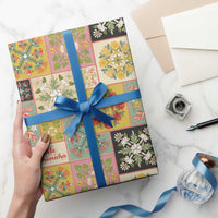 Mele Kalikimaka Hawaii Christmas Wrapping Paper Melemele Mama Seamless Floral Motif - Polynesian Pride