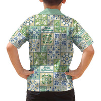 Mele Kalikimaka Hawaii Christmas Family Matching Puletasi and Hawaiian Shirt Omaomao Seamless Floral Motif LT9 - Polynesian Pride