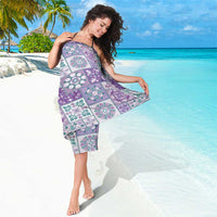 Mele Kalikimaka Hawaii Christmas Sarong Poni Seamless Floral Motif - Polynesian Pride