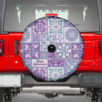 Mele Kalikimaka Hawaii Christmas Spare Tire Cover Poni Seamless Floral Motif - Polynesian Pride