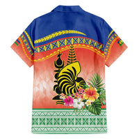 New Caledonia Nautilus Shell Family Matching Puletasi and Hawaiian Shirt Polynesian Tropical Flowers