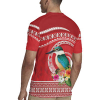 Wallis et Futuna Kingfisher Rugby Jersey Polynesian Tropical Flowers