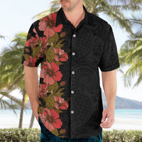 Hawaii Tropical Flowers Tribal Pattern Hawaiian Shirt No4 LT9 - Polynesian Pride