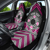 Personalised Aotearoa Niho Taniwha Motif Car Seat Cover Pink Style