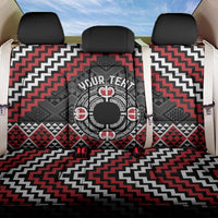 Personalised Aotearoa Niho Taniwha Motif Back Car Seat Cover Red Style LT9 One Size Red - Polynesian Pride