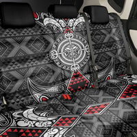 Black Aotearoa Taniko Motif Back Car Seat Cover Vintage Maori New Zealand Tribal Art Pattern
