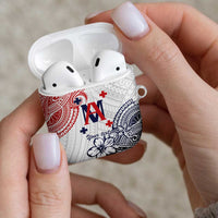 Kingdom of Uvea 1842-1860 Personalized AirPods Case Wallis and Futuna Polynesian Tribal Pattern - Polynesian Pride