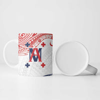 Kingdom of Uvea 1842-1860 Personalized Ceramic Mug Wallis and Futuna Polynesian Tribal Pattern - Polynesian Pride