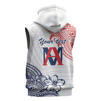 Kingdom of Uvea 1842-1860 Personalized Sleeveless Zip Hoodie Wallis and Futuna Polynesian Tribal Pattern LT9 - Polynesian Pride