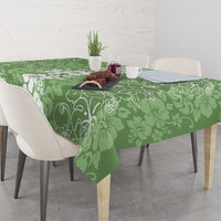 Hawaiian Lei Day Tablecloth Green Hibiscus Flowers Lei Art LT9 - Polynesian Pride