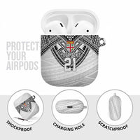 Flying Fijians Pacific Fiji Rugby Custom AirPods Case Polynesian Pattern LT9 - Polynesian Pride