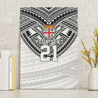 Flying Fijians Pacific Fiji Rugby Custom Canvas Wall Art Polynesian Pattern