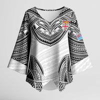 Flying Fijians Pacific Fiji Rugby Custom Kimono Sleeve Blouse Polynesian Pattern - Polynesian Pride