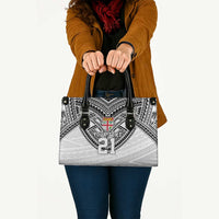 Flying Fijians Pacific Fiji Rugby Custom Leather Bag Polynesian Pattern - Polynesian Pride